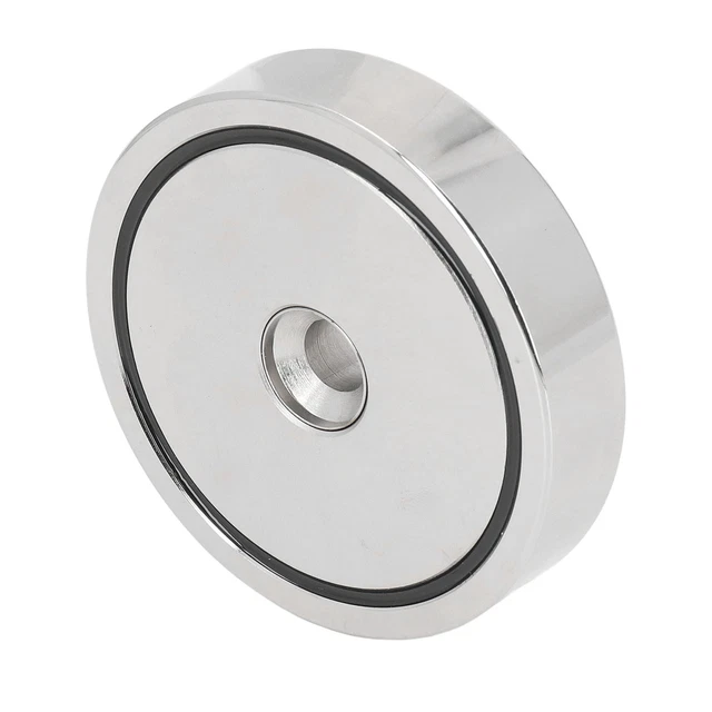 Aimant Rond Large Application Magnétisme Fort Trou Fraisé Aimant 280 Kg Force✈