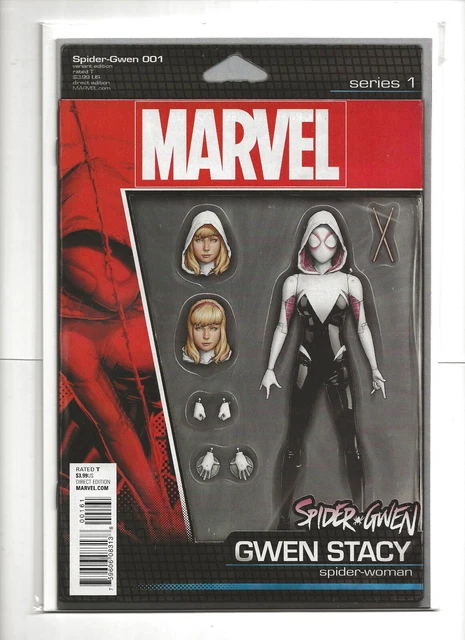 Spider-Gwen #1 NM ACtion Figure Variant Cover Marvel Comics 2015 Gwen Stacy