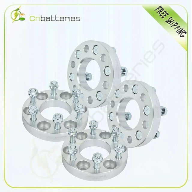 4 SILVER WHEEL spacers silver 6x4.5 1/2" studs 1" (25mm) for Dodge Viper Dakota $62.40 - PicClick