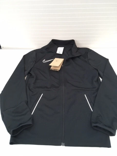 Top Dri Fit Nike Academy Warm Up con cerniera bianco e nero nuovissima prezzo di zecca £54,99. 11-12 L
