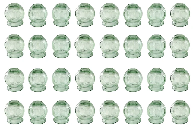 Feu Ventouses Verre Set Ø 45mm Venteuses à Verre Pots-Ventouses
