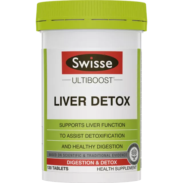 NEW Swisse Ultiboost Liver Detox 120 Tablets