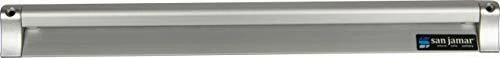San Jamar CK6518A Anodized Aluminum Slide Check Rack 18" Length x 3/4" Width ...