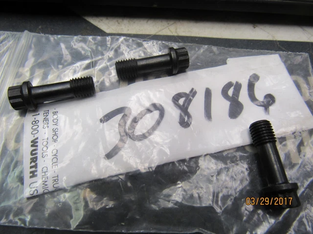 3 New  Omc Oem  Johnson Evinrude Rod Cap Bolts 308186
