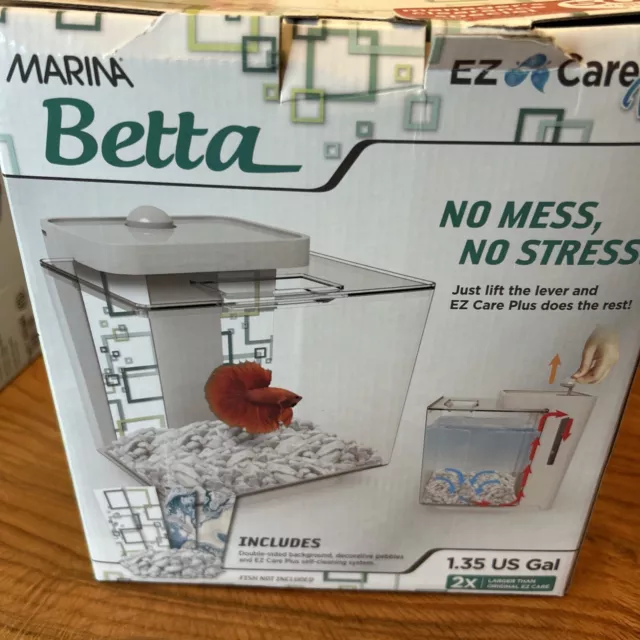 Marina Betta EZ Care Plus Aquarium Kit 1.35 Gallons