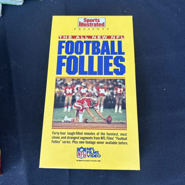 THE ALL NEW NFL Football Follies 1986 Sports Illustrated VHS Video Tape