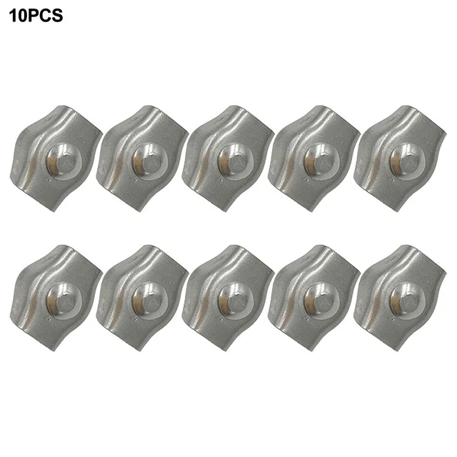 Ditali Per Fune Zincati DIN 6899B - Confezione Da 4 Pezzi, Diametro 12mm, Per Cavi D'Acciaio E Sartiame - Foto 3