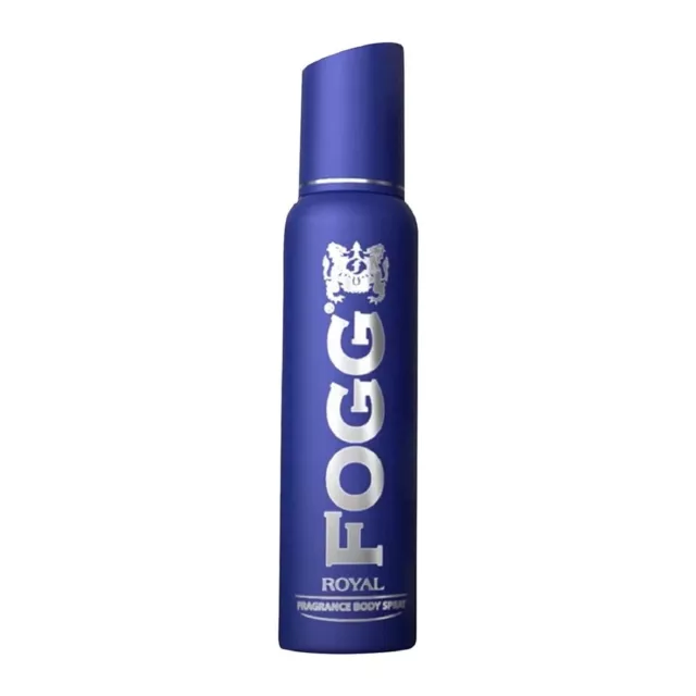 Fogg Royal Perfume Body Spray, desodorante de larga duración sin gas para...