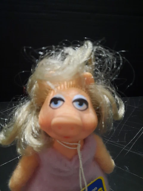 Jim Henson Fisher Price Muppet BeanBag Miss Piggy Plush NEW Vintage 1980 2