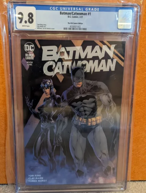Batman Catwoman #1  Lee trade dress Variant cgc 9.8