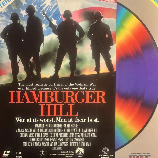 Hamburger Hill Laser Disc 1987