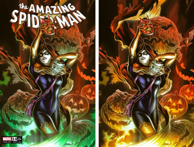 Amazing Spider-Man #14 (Felipe Massafera Exclusive Hallows Eve Trade/Virgin Set)