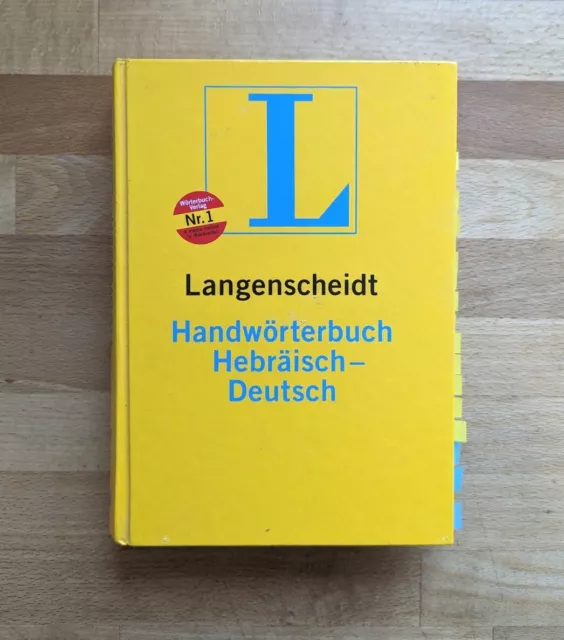 Langenscheidt Handwörterbuch Hebräisch-Deutsch - für Schule, Studium und Beruf
