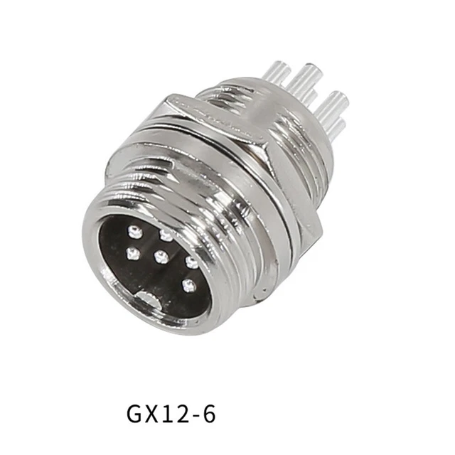 Connecteur Circulaire Étanche Aviation 9 Broches WS24 - Mâle/Femelle à Souder