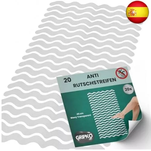 Diko.style® - 20 Pegatinas Antideslizantes Bañera - Antideslizante Ducha, A