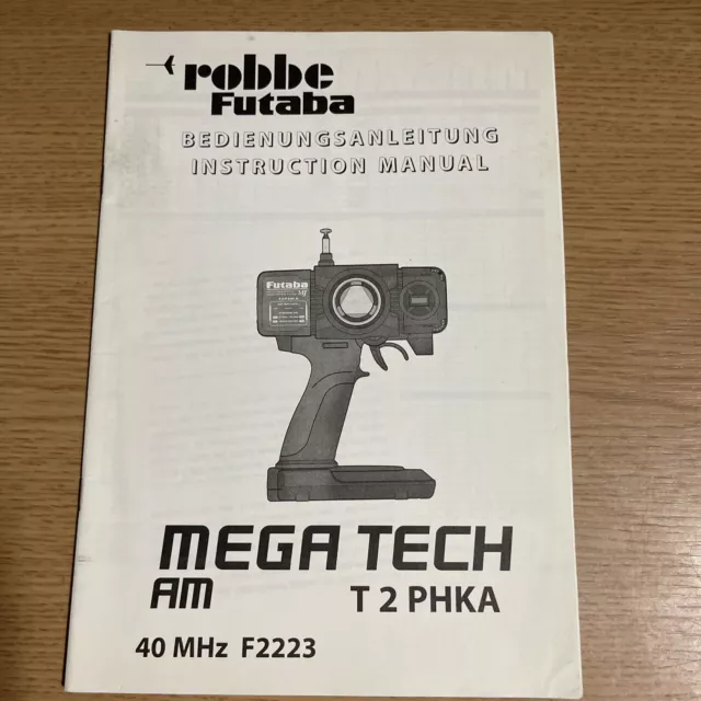 RC Modellbau Robbe Futaba Mega Tech AM T2PHKA Bedienungsanleitung