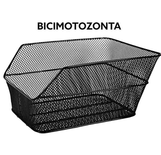 Cestino posteriore per bicicletta con fodera interna