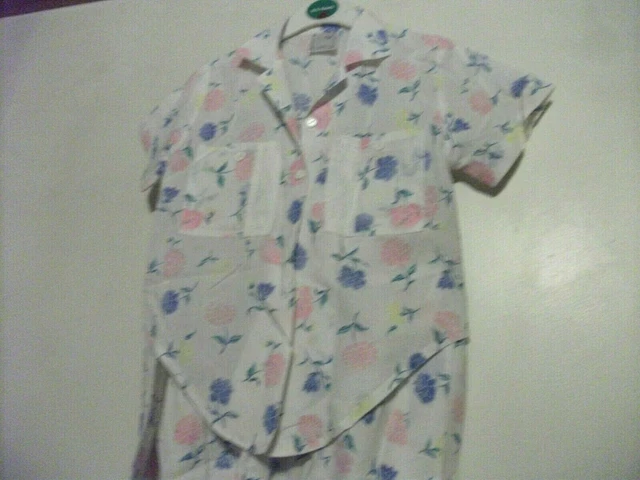 Girls Period skirt & top set Multicoloured Pastel Floral Age 5-6yrs polycotton