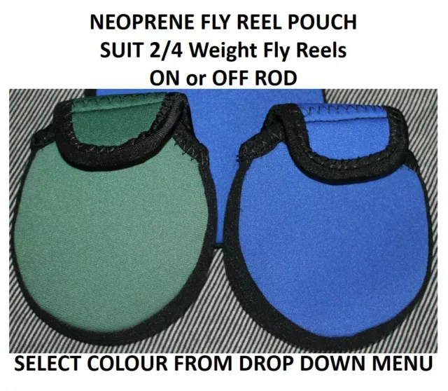 HARDY NEOPRENE FLY Reel Case Pouch Fishing 3 Sizes on or off rod £11.99 -  PicClick UK