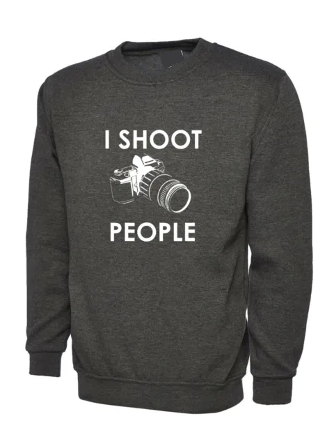 I Shoot people divertente felpa fotografia regalo maglione per fotocamera fotografo
