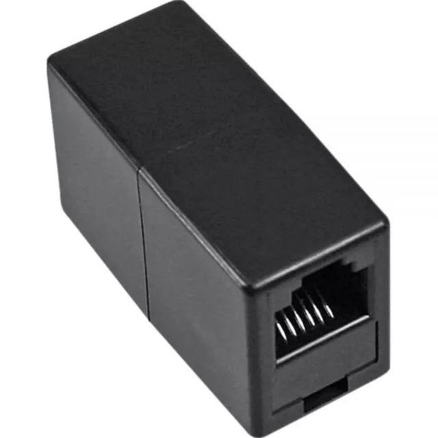 RJ45 CAT5 UTP Adapter Verlängerung Kabel Verbinder Netzwerk Kupplung Patch  ISDN