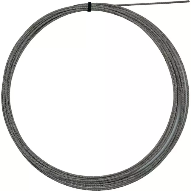 Câble métallique 5m Acier inoxydable V4A 316 2mm 7x19 Cordes inoxydable pour les