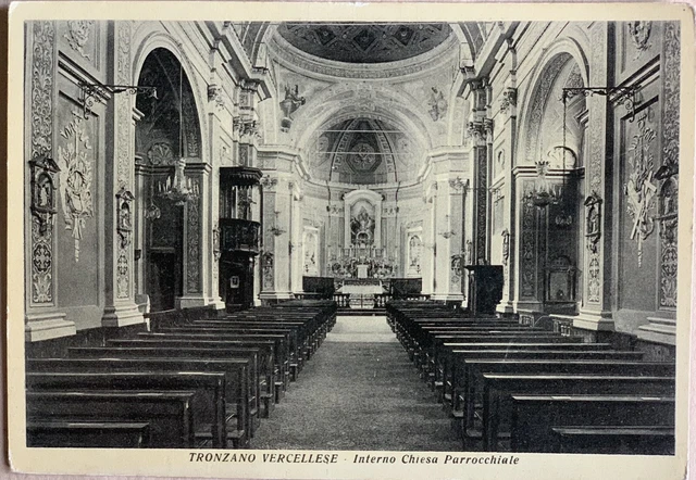 Cartolina Tronzano Vercellese Vercelli Non viaggiata