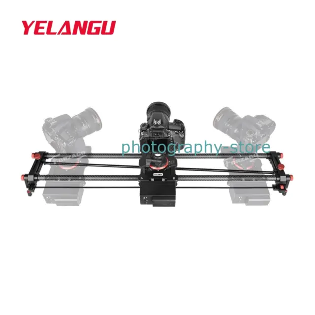 YELANGU L80RC Electric Camera Slider for DSLR Camera Motorized Carbon Fiber Rail