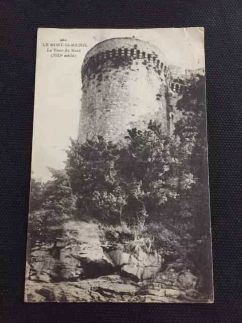 Carte Postale Ancienne 50 Le Mont-Saint-Michel - La Tour du Nord