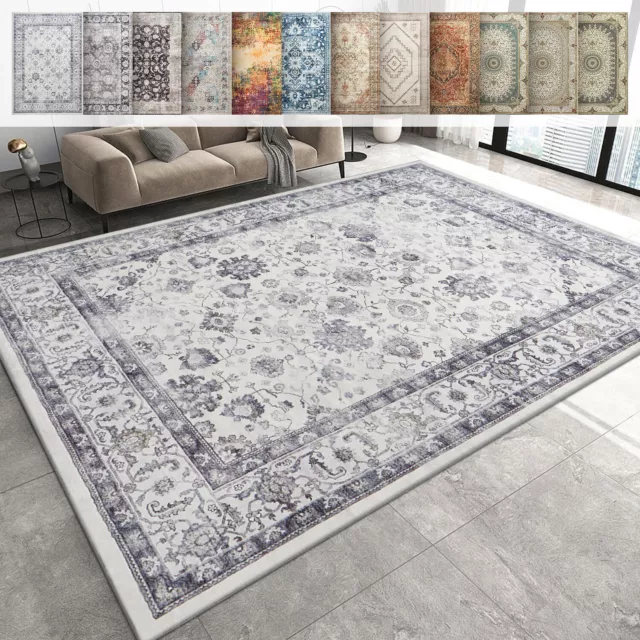 Extra Large Traditional Rugs Non Slip Hallway Runner Bedroom Living Room Carpet