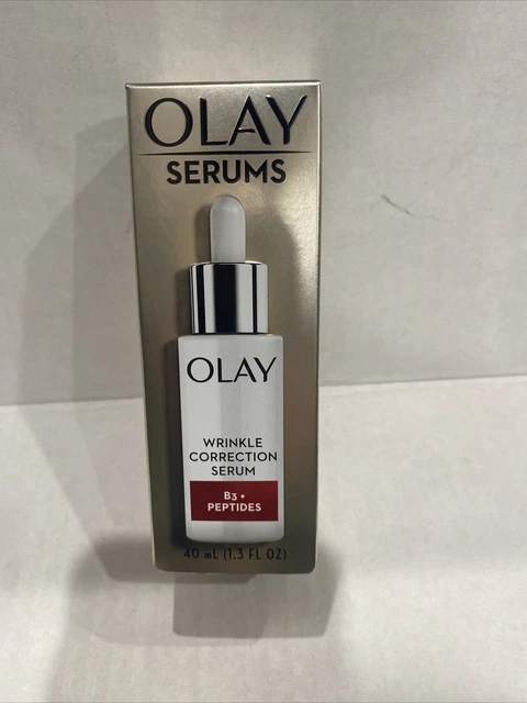 Olay Wrinkle Correction Serum with Vitamin B3+ Collagen Peptides, 1.3 fl oz