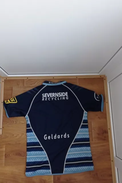 SHIRT CANTERBURY RUGBY Jersey Cardiff Blues Home 2010/2011 Union ...