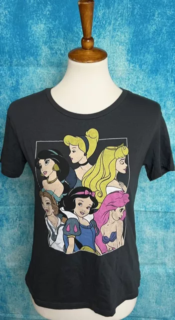 Disney Princess Graphic Print Women’s Short Sleeve T-Shirt Size Small