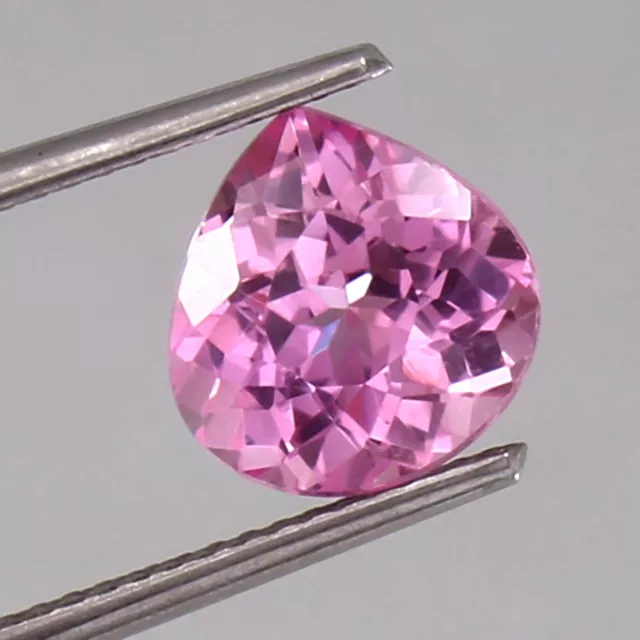 AAA Natural Flawless Pink Ceylon Sapphire Heart Cut Loose Gemstone 9x9 MM