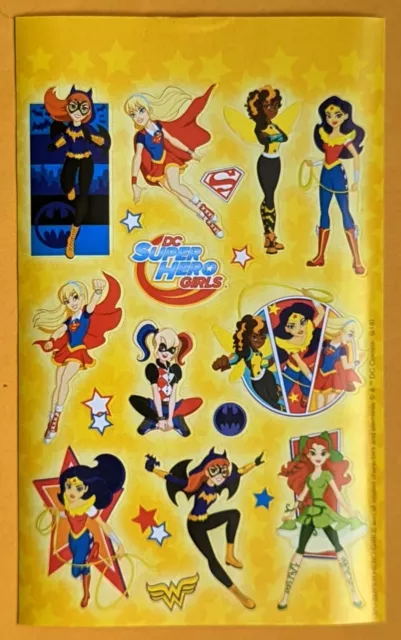 DC Super Hero Girls Sticker Sheet