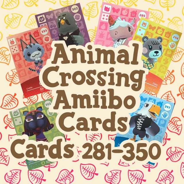 Carte Amiibo Animal Crossing Serie 4 À VENDRE! - FR Carte Amiibo Animal Crossing Serie 4 À VENDRE! - FR