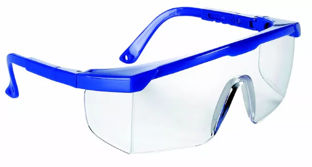 Univet Kinder-Schutzbrille Sicherheitsbrille - Kinder-Schutzbrille klar/blau