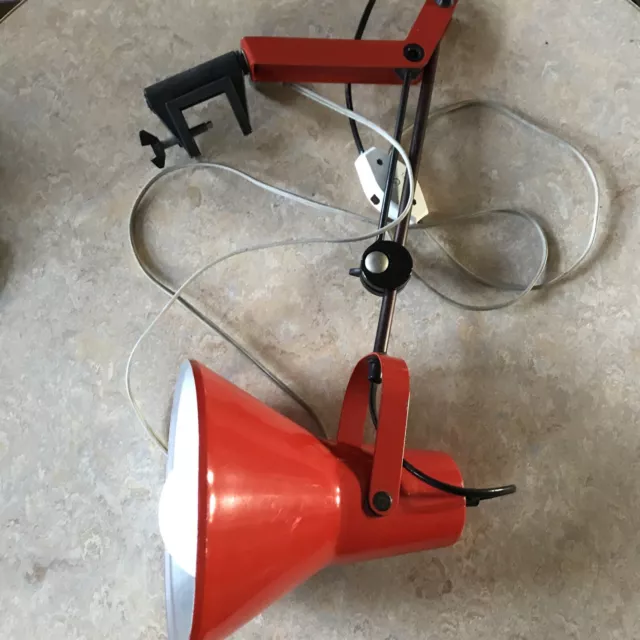 70er Tischlampe Vintage Architekten Schreibtisch Lampe Klemmleuchte Ikea? Bruns?