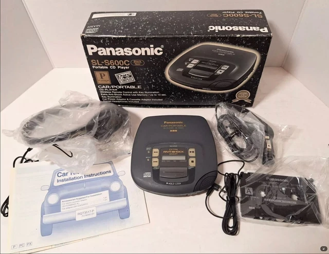 【レア】Panasonic MASHポータブルCDプレーヤーSL-S600 レア】Panasonic MASHポータブルCDプレーヤーSL-S600