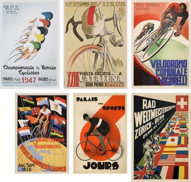 Poster BICI CICLISMO A34 TOUR FRANCE STAMPA GROTTA BICI ARTE DA PARETE BICI VINTAGE REGALO