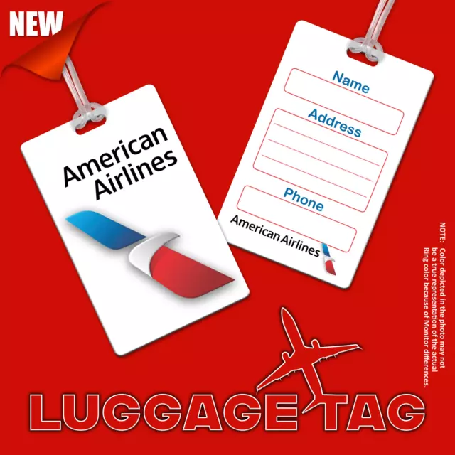 American Airlines Luggage Tags (Set of 4)