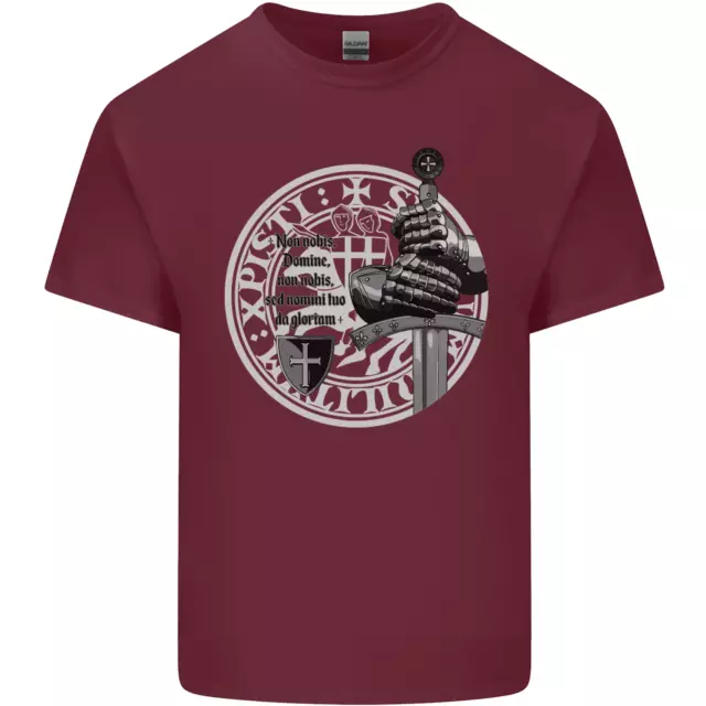 T-shirt top Non Nobie St Georges Day Knights Templar da uomo cotone 7