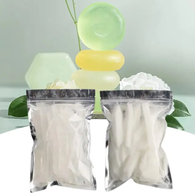 Base de jabón, material de jabón hecho a mano, 250 g transparente y 250 g blanco