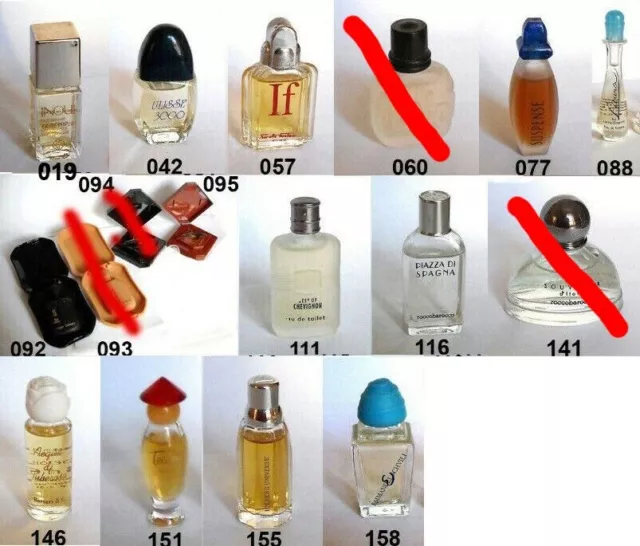 Lotto 13 profumi miniature da collezione PARFUM VINTAGE MIGNON