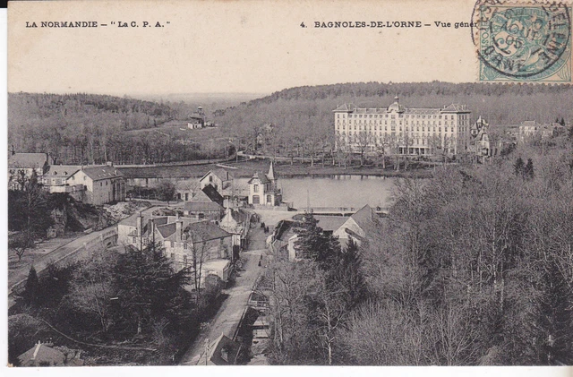 Cpa Cars Of The Orne General View