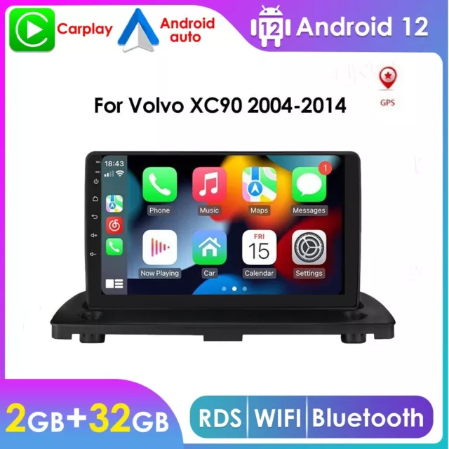 2+32G Android Autoradio Für Volvo XC90 2004-2014 GPS Navi Carplay RDS BT DAB+