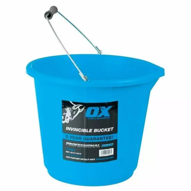 5 x OX-P110515/3 Pro invencible 15L cubo azul - cubo comercial - herramientas OX 2