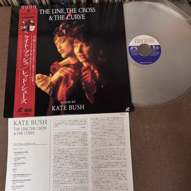 KATE BUSH The Line, The Cross & The Curve JAPAN Laser Disc LD TOLW-3198 w/ OBI