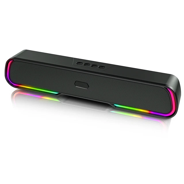 TWS BLUETOOTH WIRELESS Sound Bar Computer Speaker Subwoofer Theater ...
