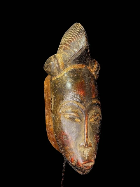 African Tribal Face Mask ceremony-tribal FACIAL MASK BETE GURO-6477